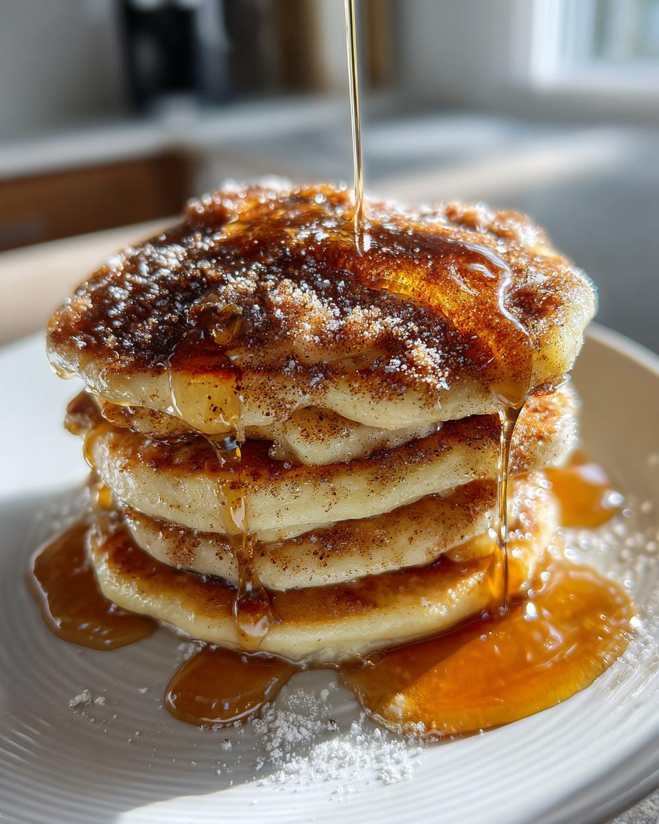 Vegan Cinnamon Roll Pancakes - detail 4