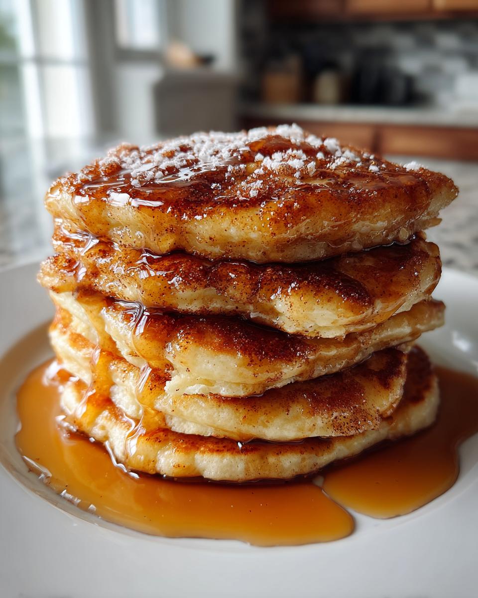 Vegan Cinnamon Roll Pancakes - detail 5