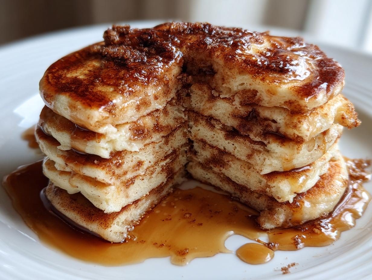 15-Minute Vegan Cinnamon Roll Pancakes: Heavenly Breakfast Bliss