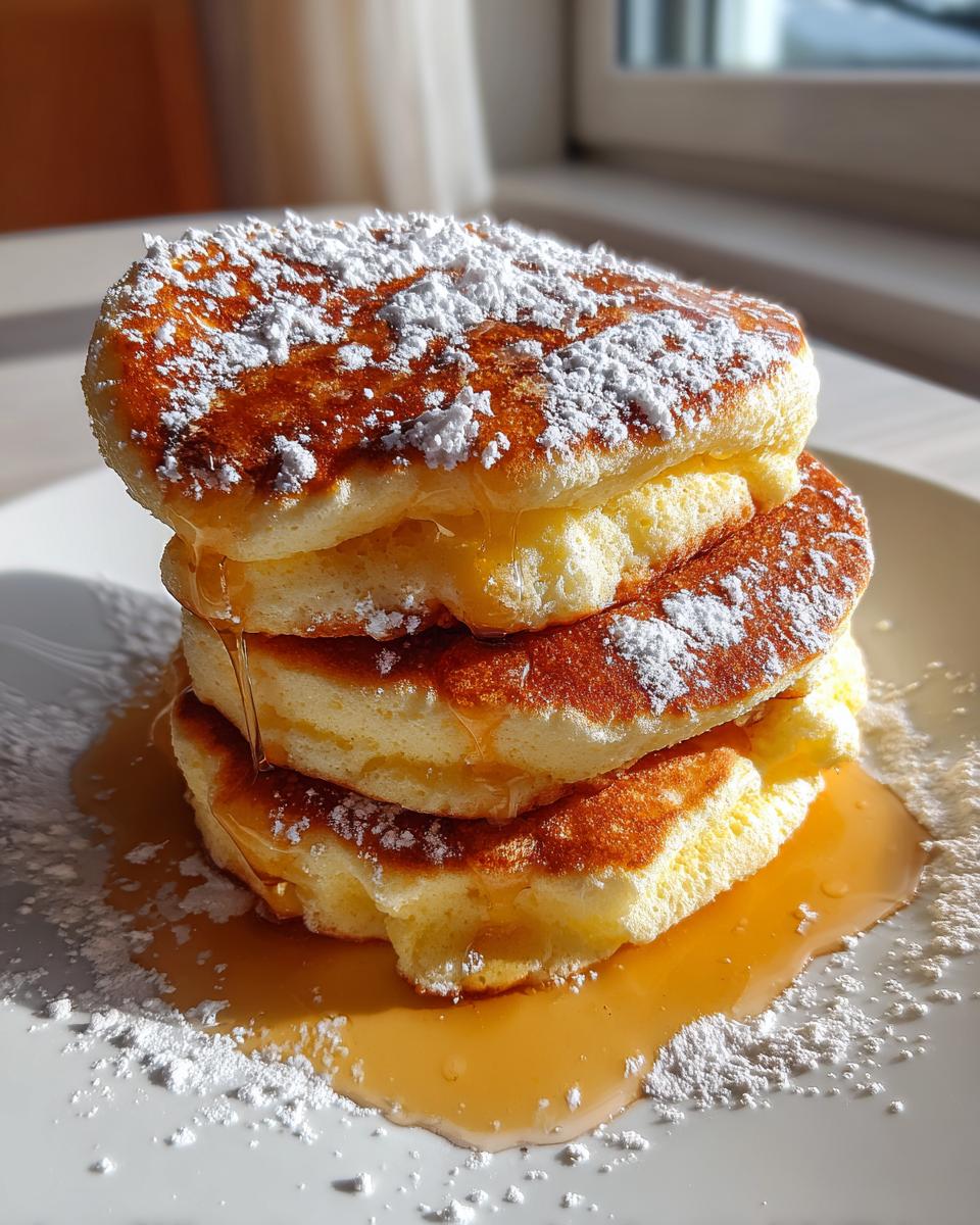 Vegan Japanese Souffle Pancakes - detail 4
