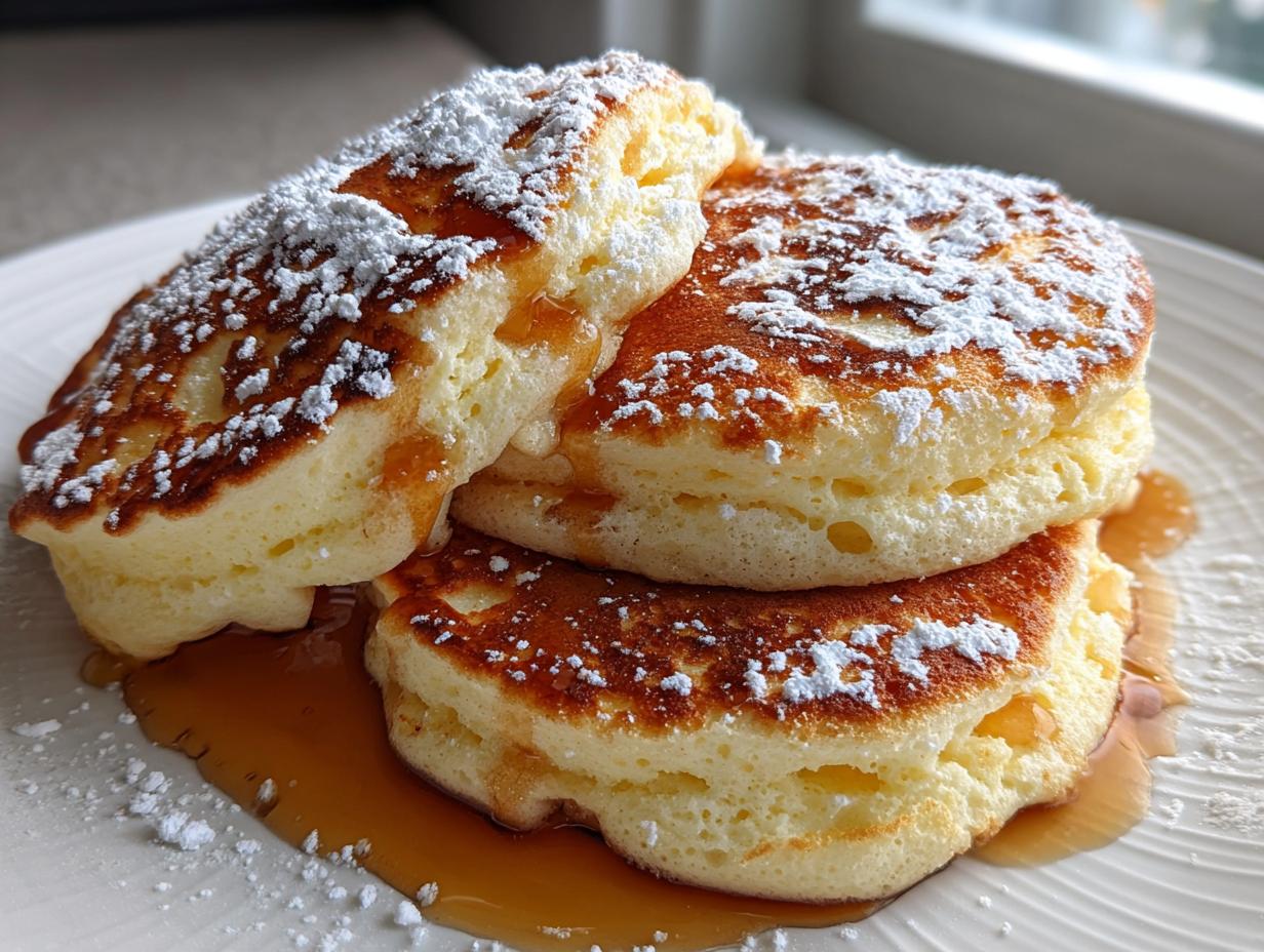 Fluffy Vegan Japanese Souffle Pancakes in 20 Minutes