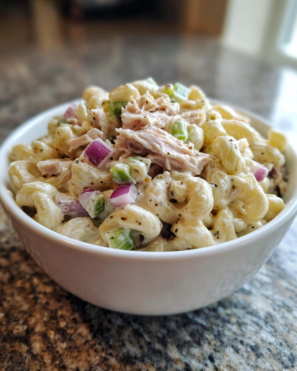 easy tuna macaroni salad - detail 2