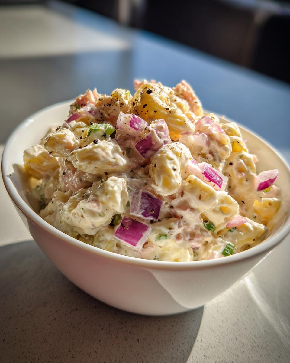 easy tuna macaroni salad - detail 3