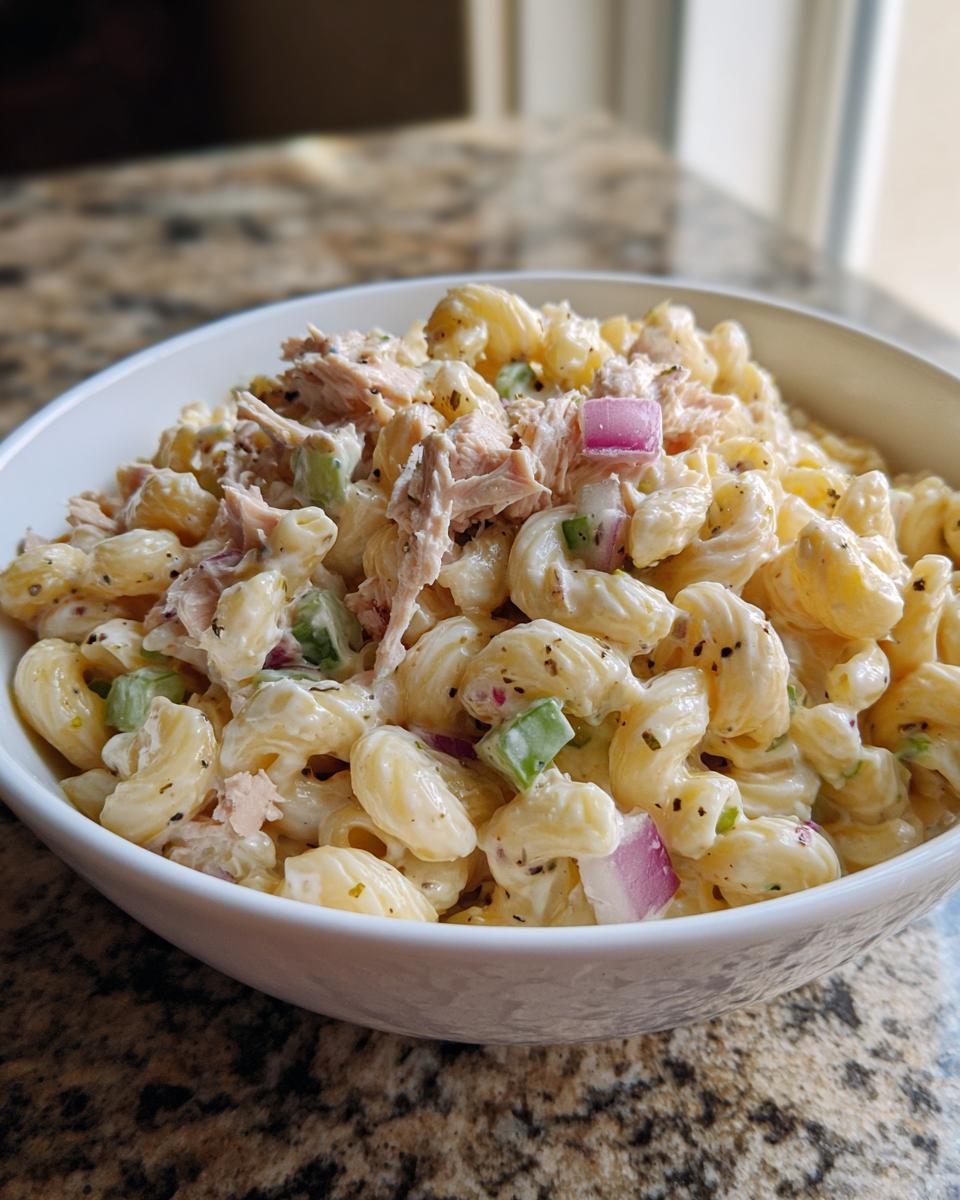 easy tuna macaroni salad - detail 4