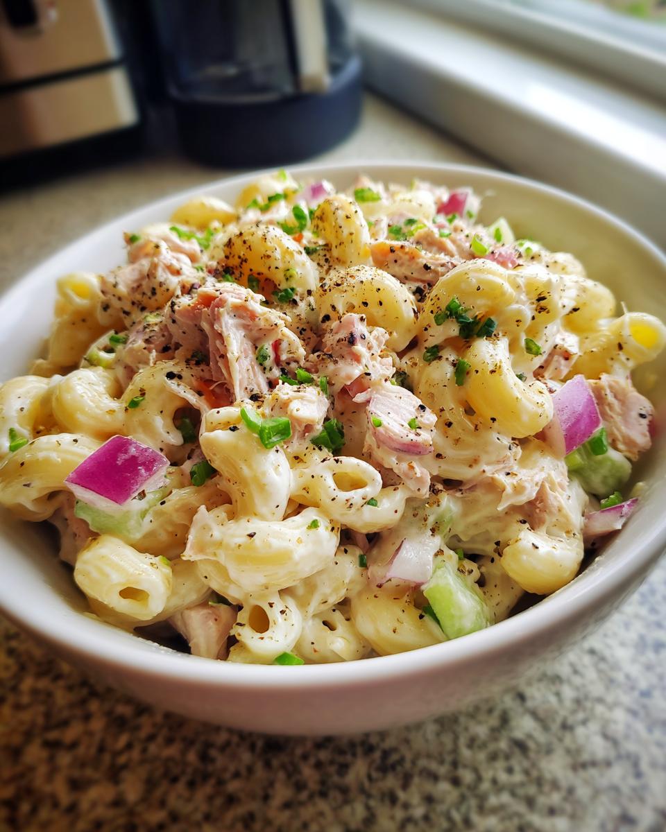 easy tuna macaroni salad - detail 5