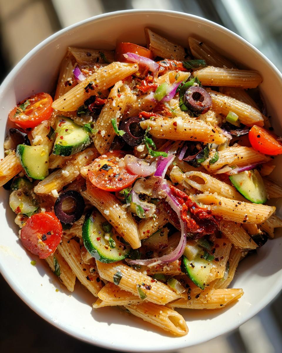 italian pasta salad with 1 secret ingredient - detail 1