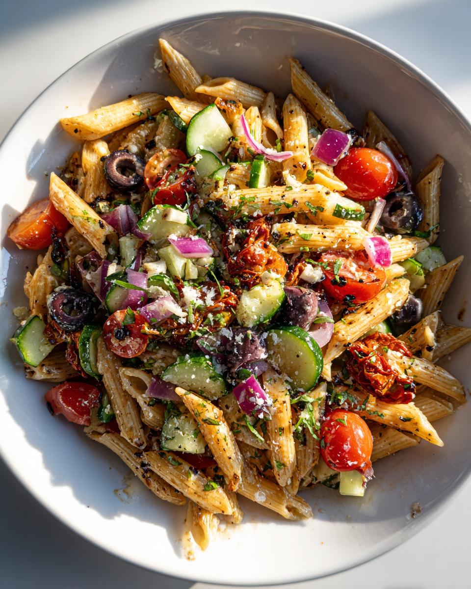 italian pasta salad with 1 secret ingredient - detail 3