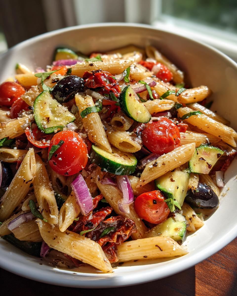 italian pasta salad with 1 secret ingredient - detail 4