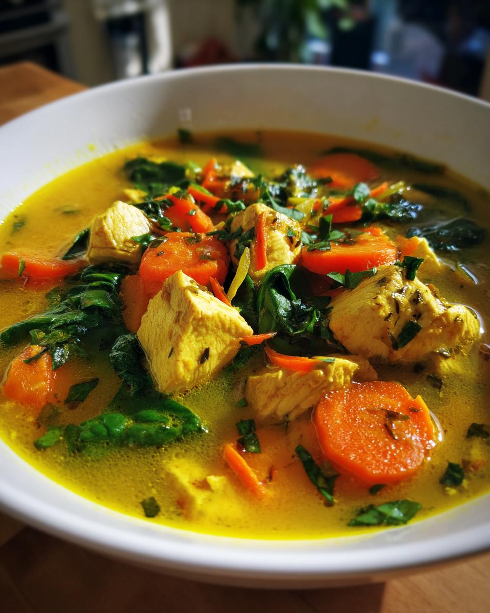 Anti Inflammatory Turmeric Chicken Soup - detail 2