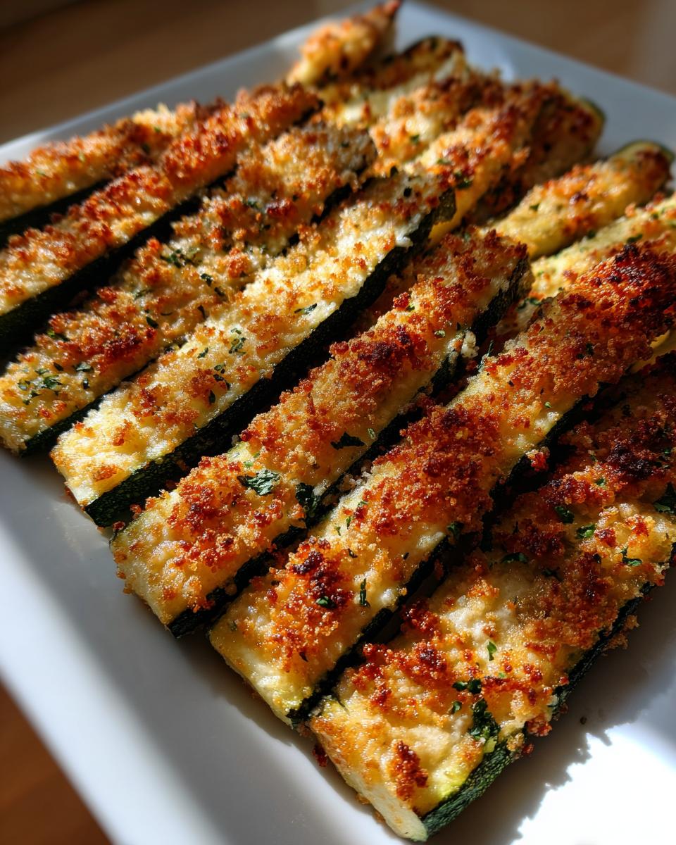 Crispy Baked Parmesan Zucchini - detail 1