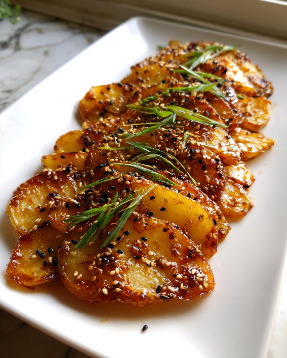 Crispy Korean Potato Dish - detail 2