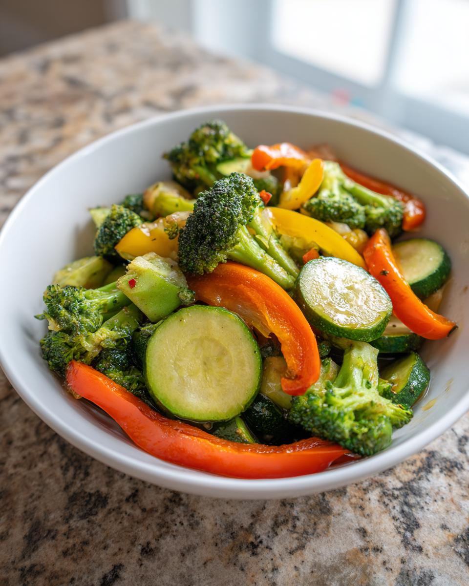 Healthy Sautéed Vegetables - detail 1
