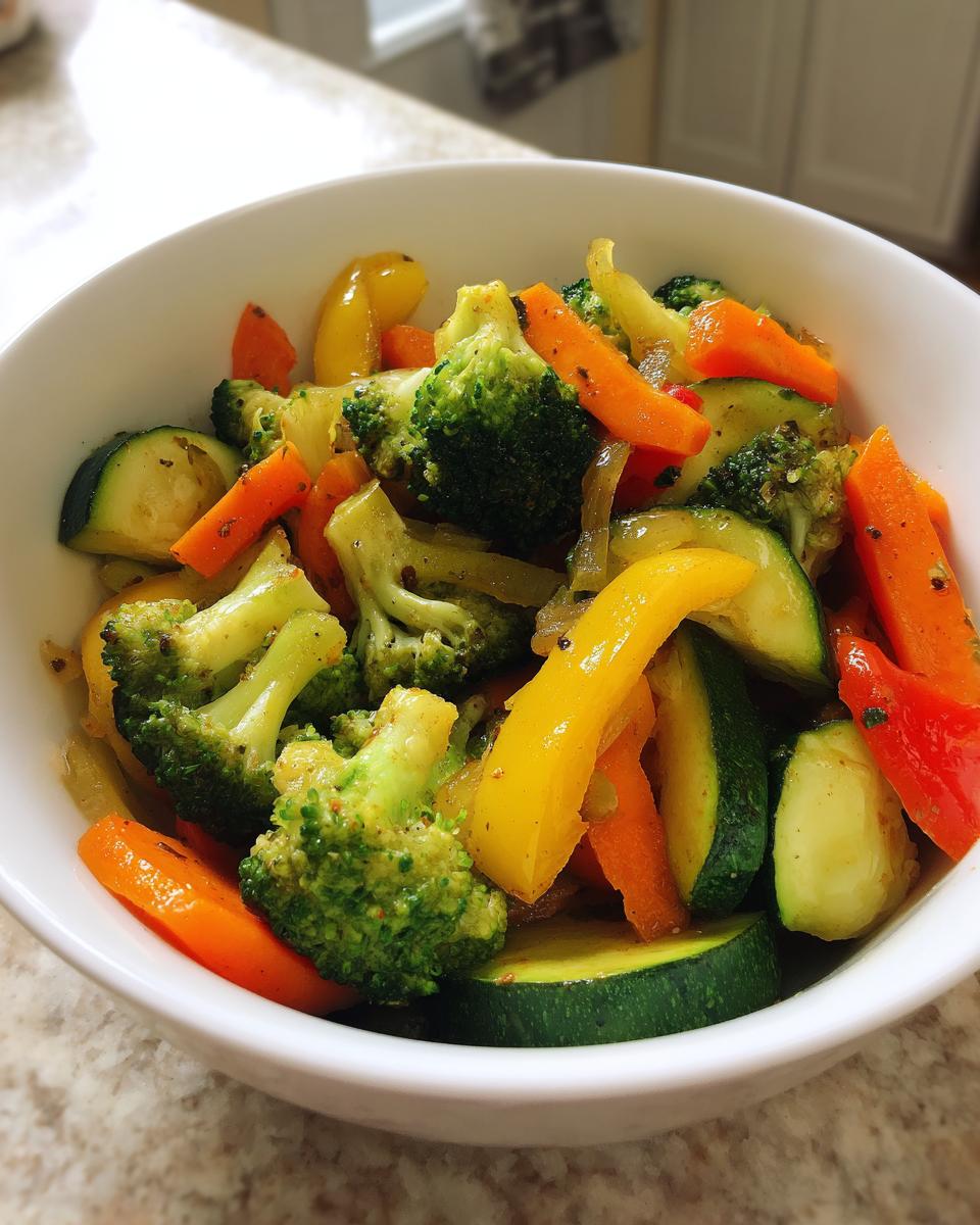 Healthy Sautéed Vegetables - detail 2