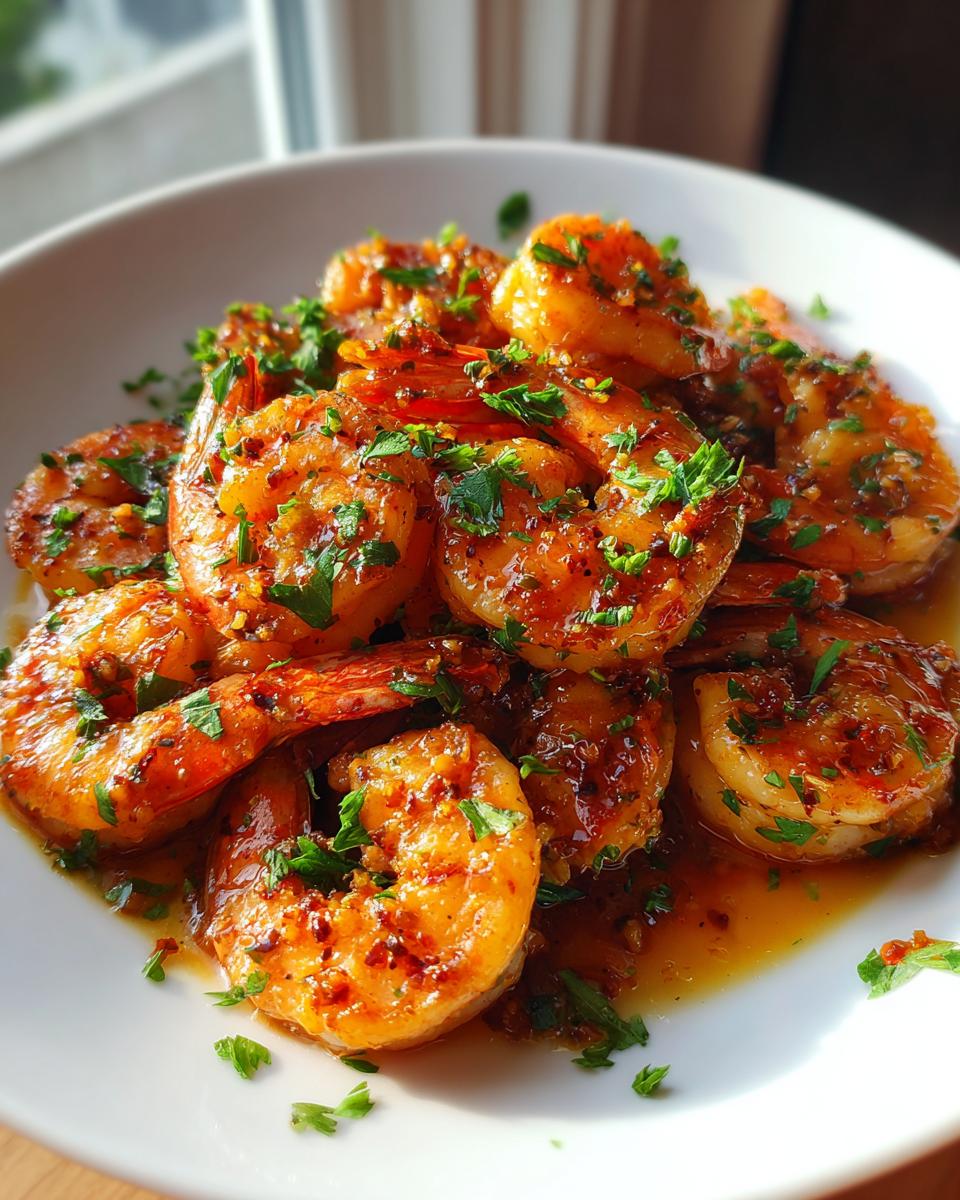 High-Protein Honey Garlic Shrimp - detail 1