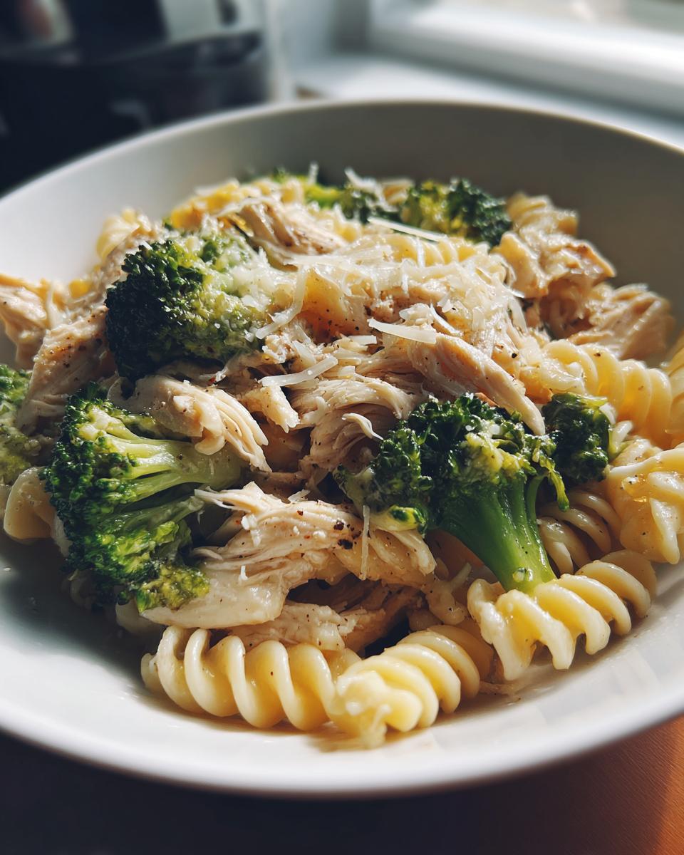 High Protein Rotisserie Chicken Broccoli Pasta - detail 2