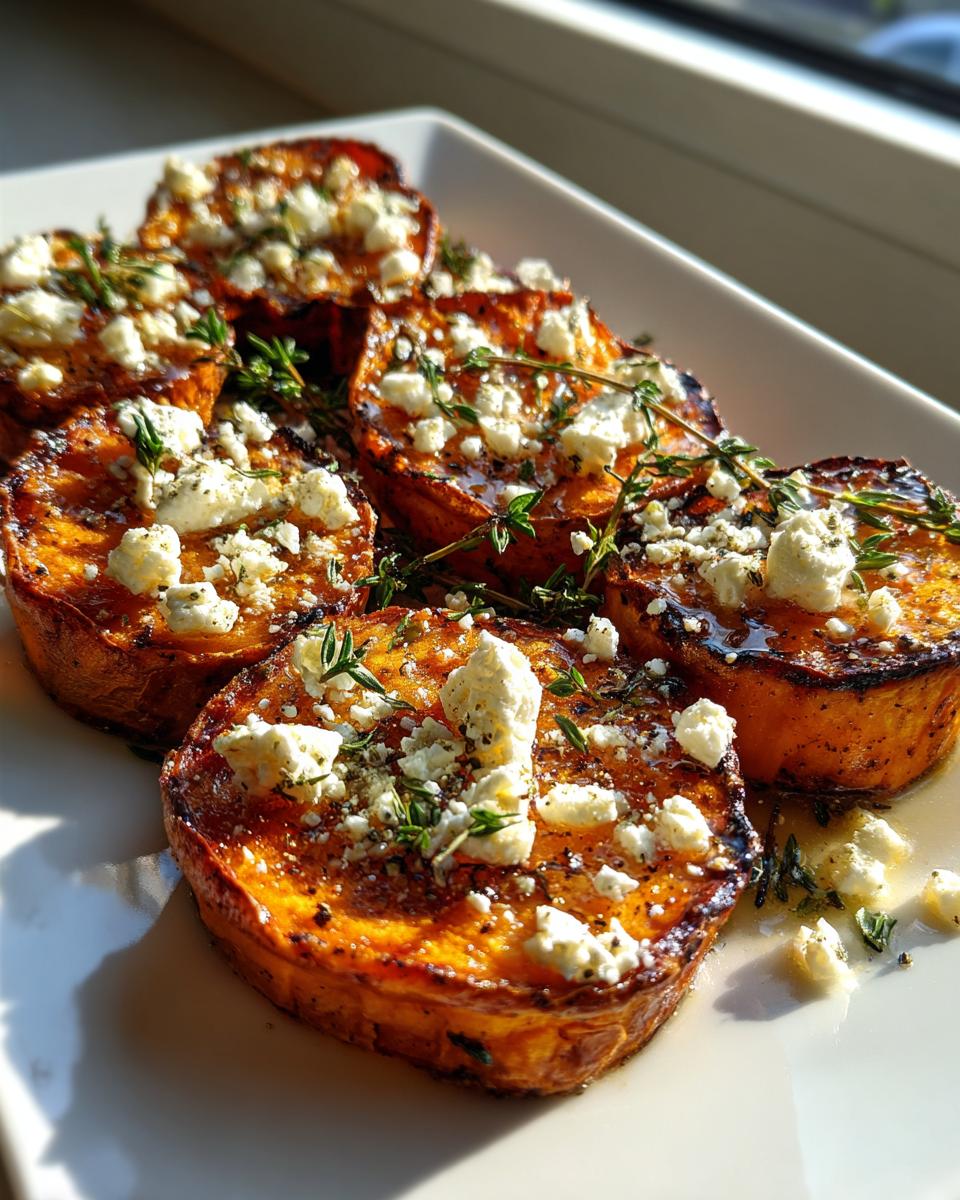 Honey Feta Sweet Potato Rounds - detail 1