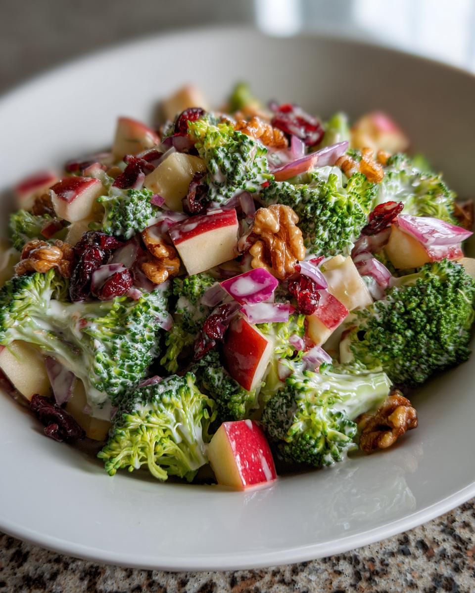 Honeycrisp Apple Broccoli Salad - detail 2