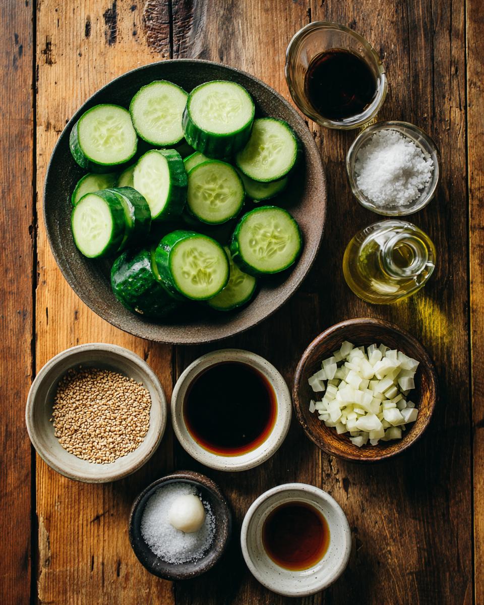 Korean Cucumber Salad - detail 2
