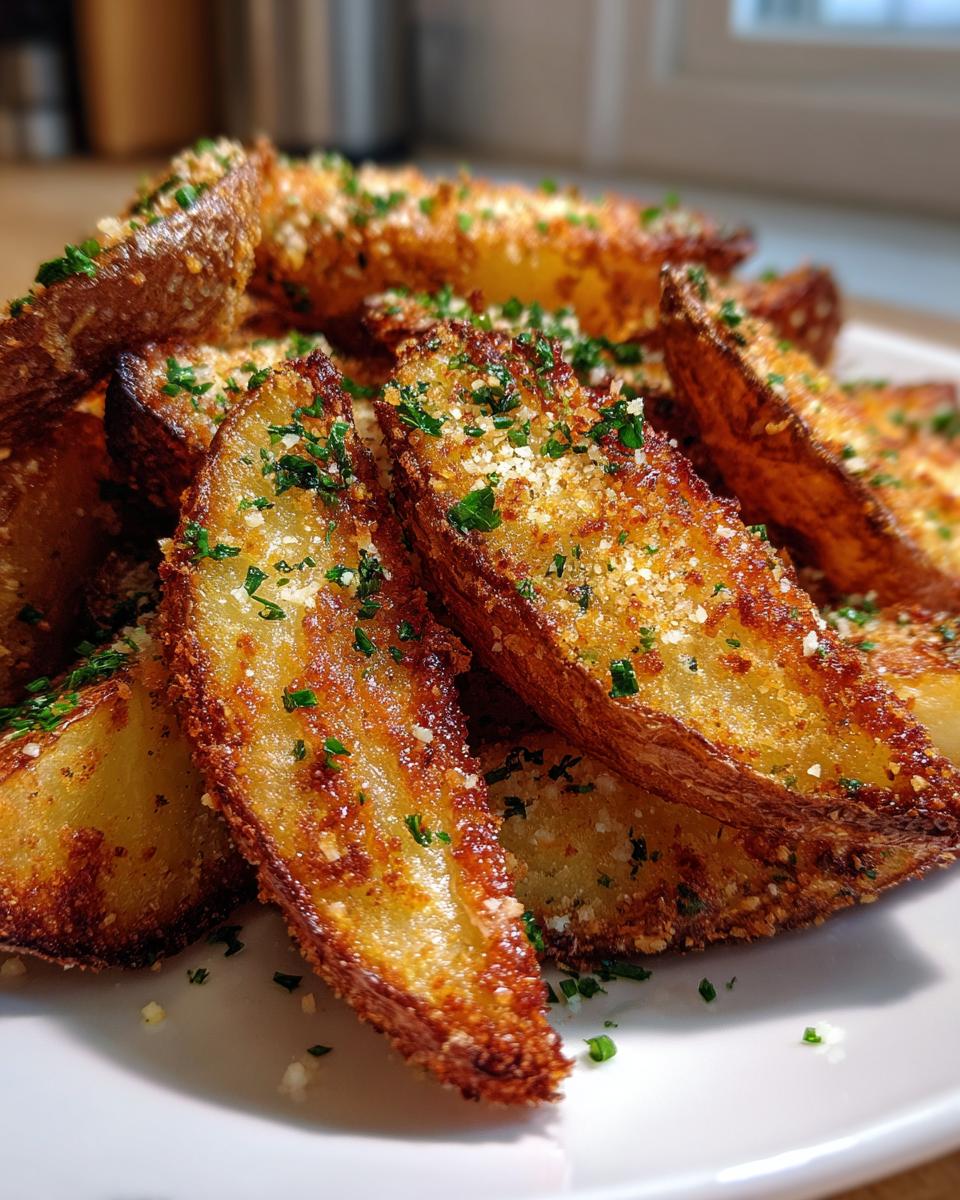 Mouthwatering Crispy Parmesan Potatoes - detail 2