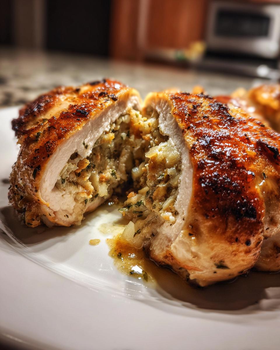 Mouthwatering Ruth's Chris Stuffed Chicken - detail 2