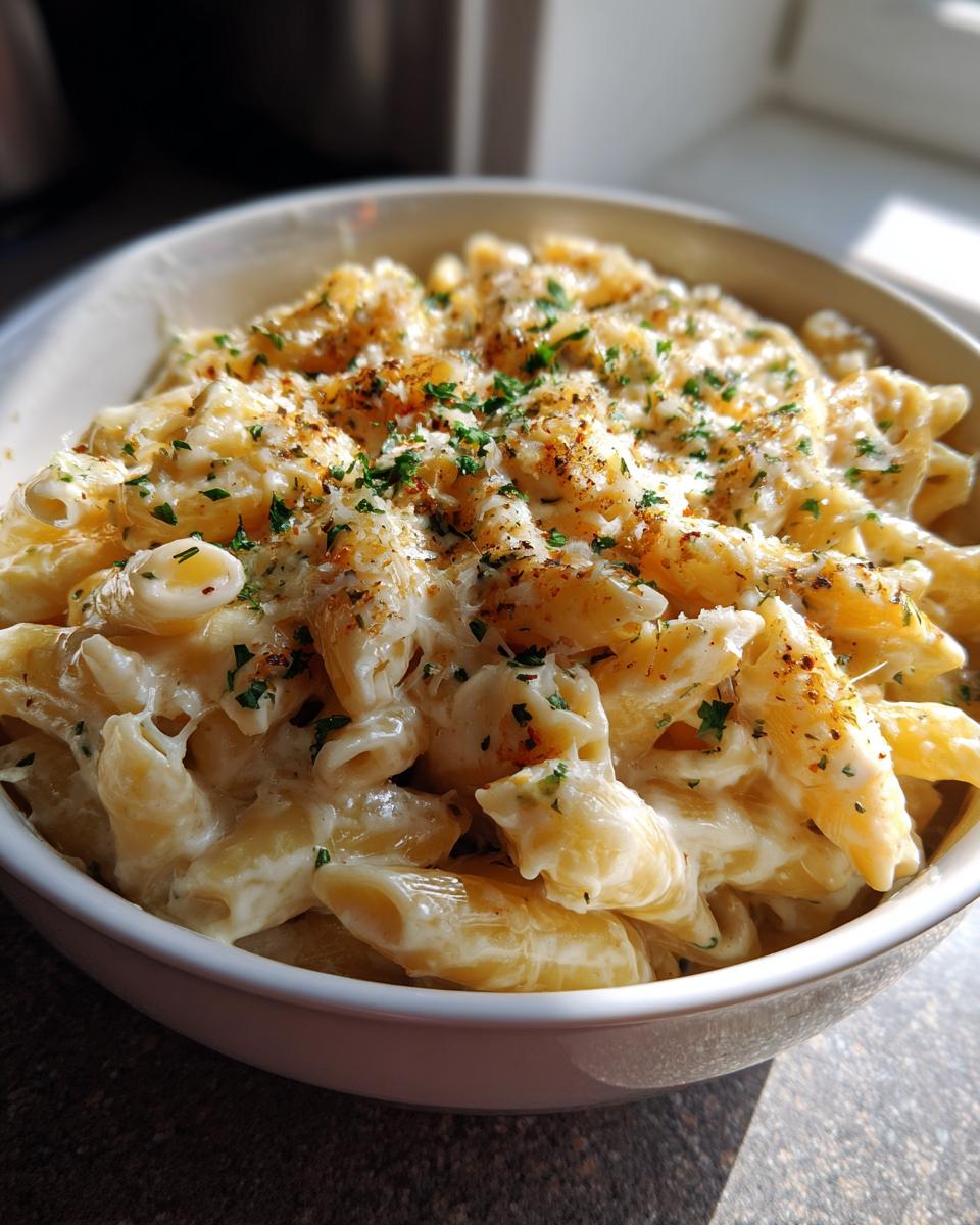 One Pot Creamy Garlic Pasta - detail 2