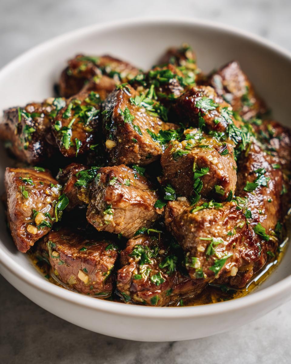 Slow Cooker Garlic Butter Beef Bites - detail 2