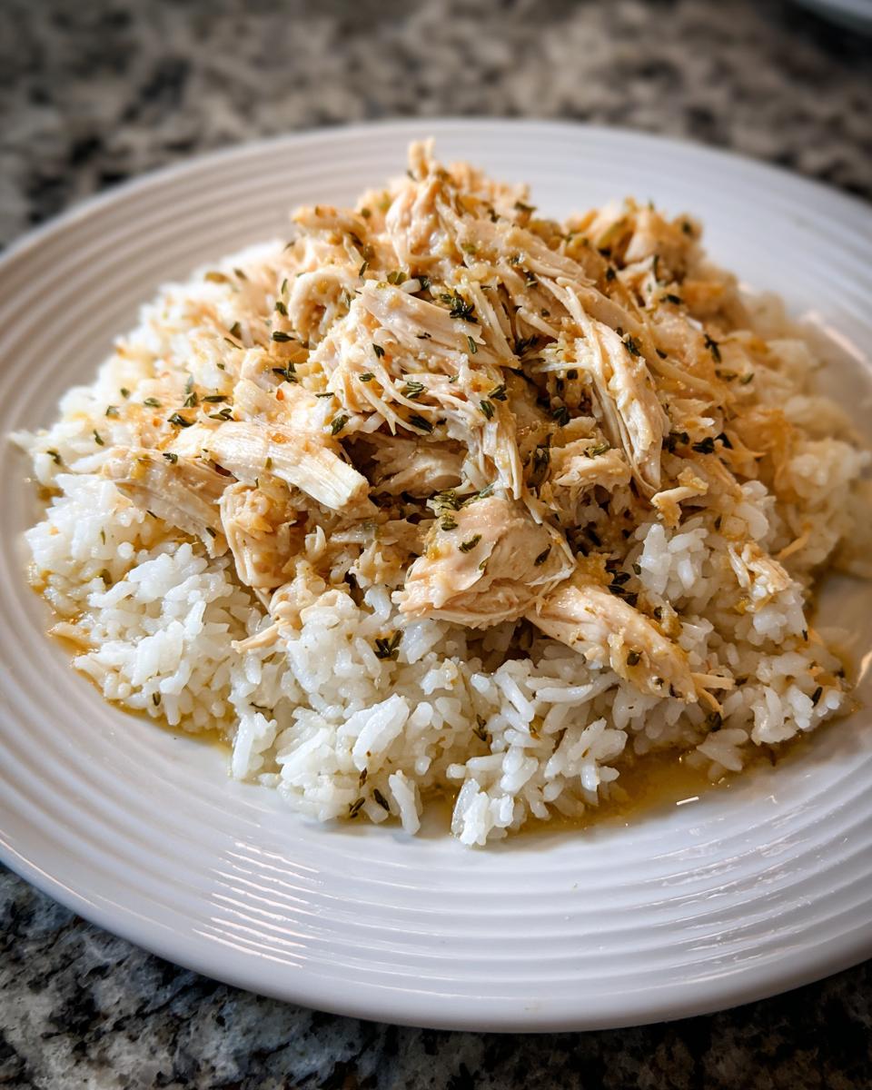 Slow Cooker Lemon Herb Chicken and Rice - detail 2