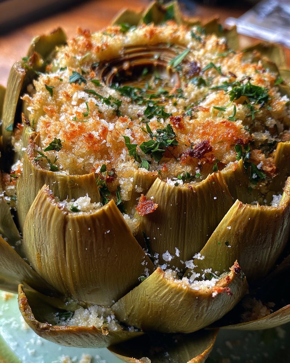Stuffed Artichokes - detail 1