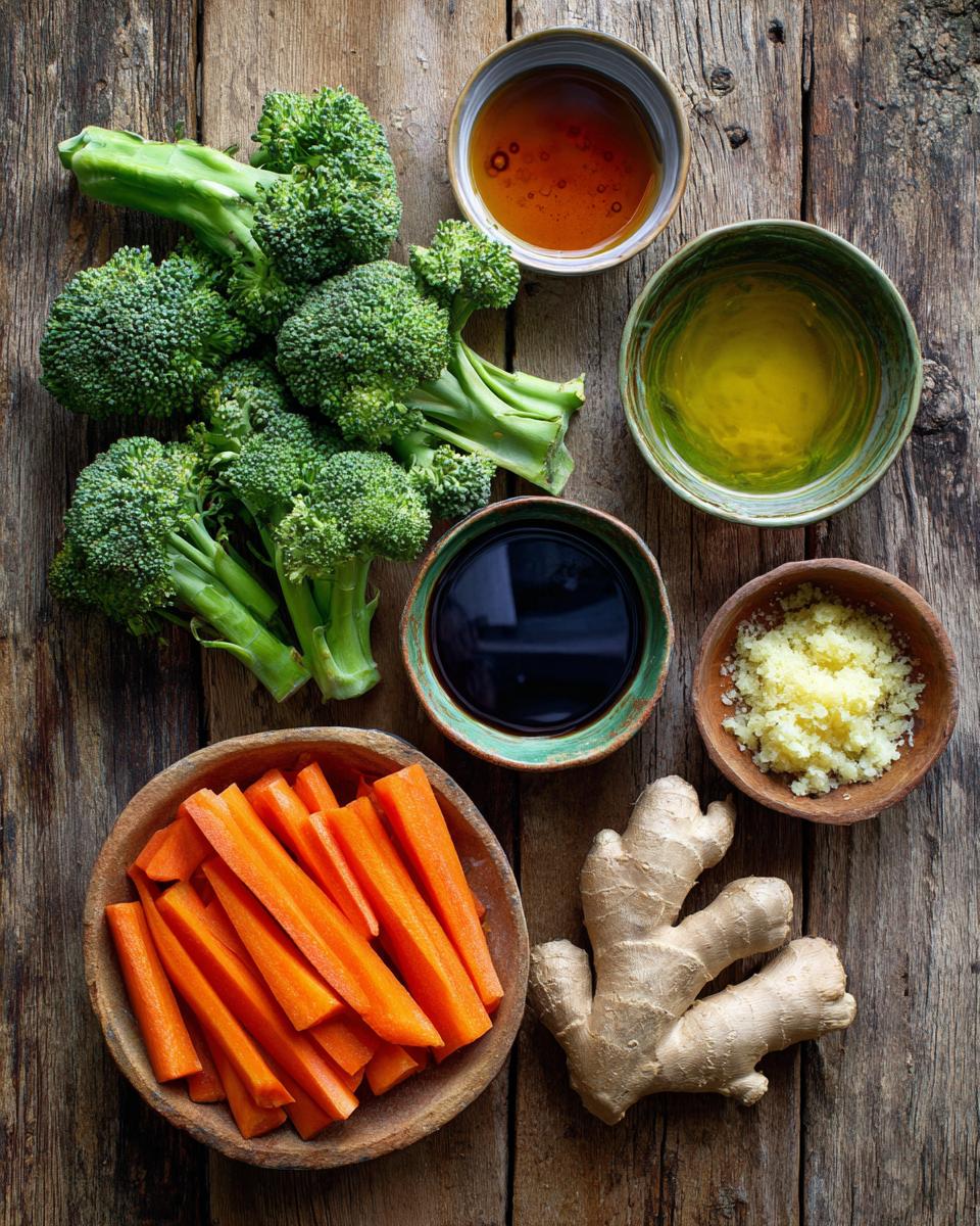 Asian Roasted Broccoli & Carrots - detail 1