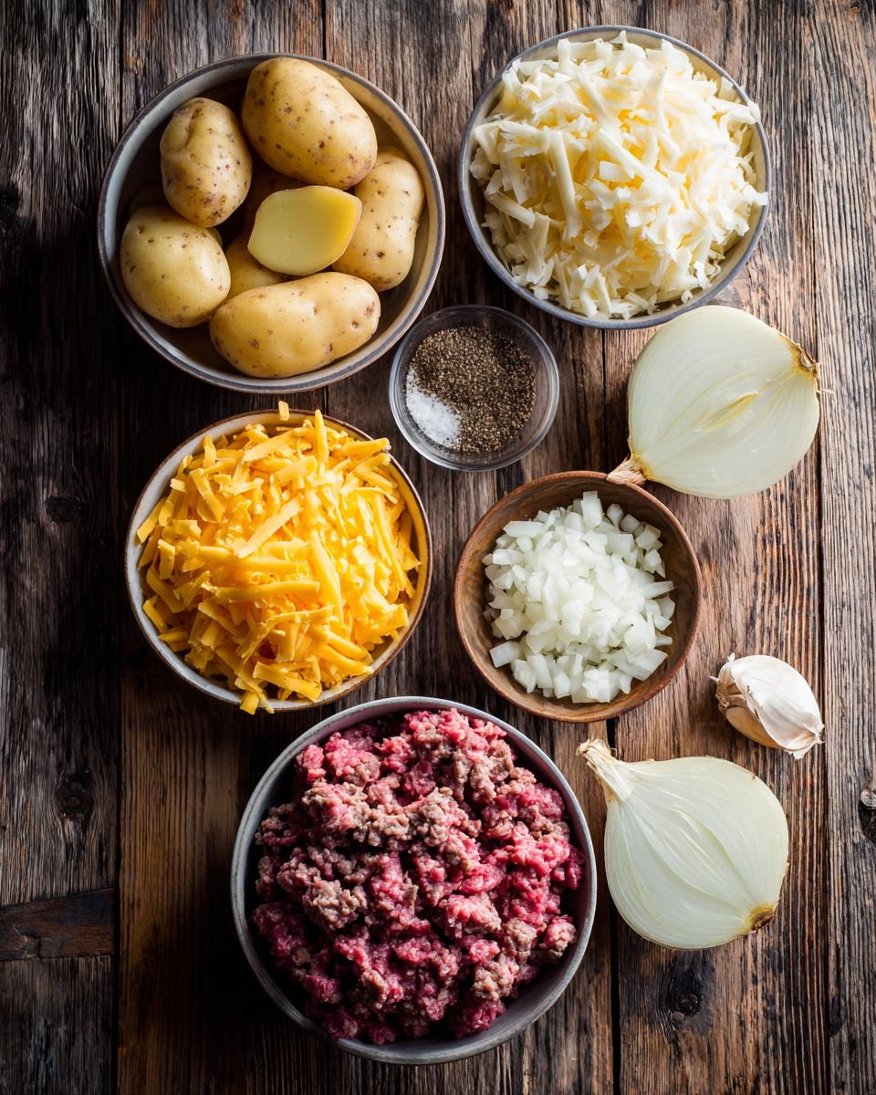 Cheesy Ground Beef & Potato Casserole - detail 1