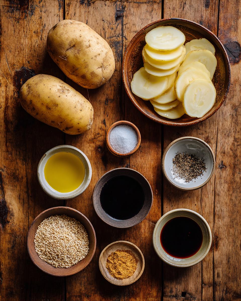 Crispy Korean Potato Dish - detail 1