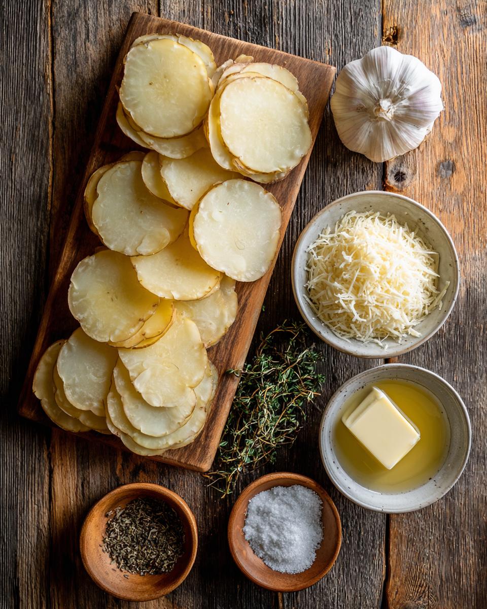 Crispy Roasted Garlic Parmesan Potato Stacks - detail 1