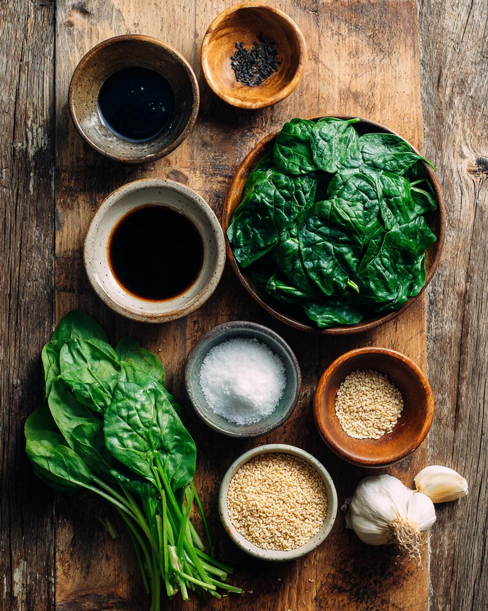 Easy 10-min. Korean Spinach Side Dish - detail 1