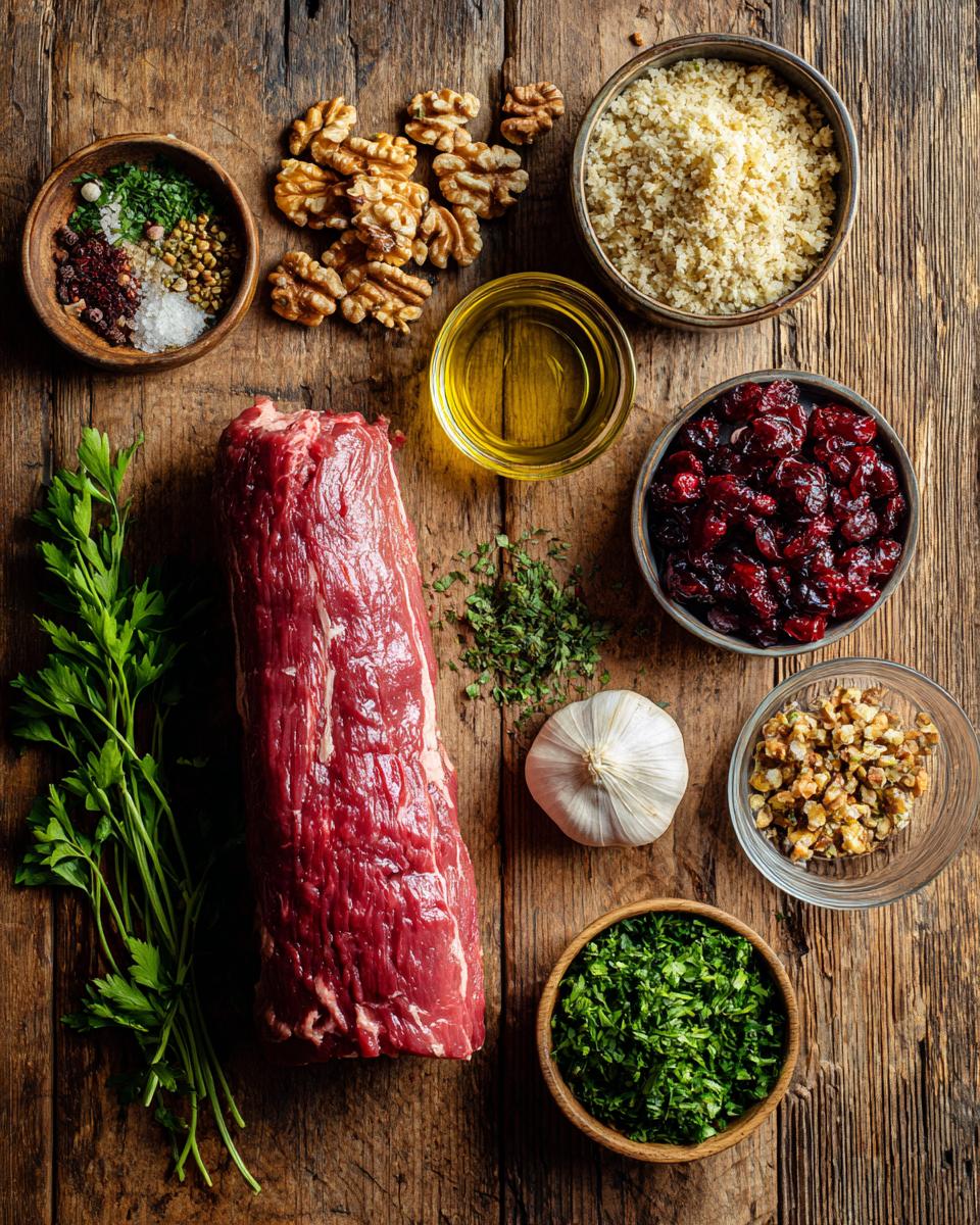 Quick Christmas Stuffed Beef Tenderloin - detail 1