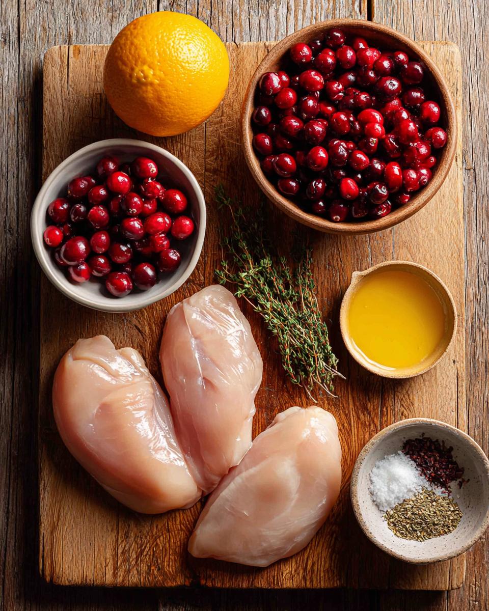 Skillet Cranberry Orange Chicken - detail 1