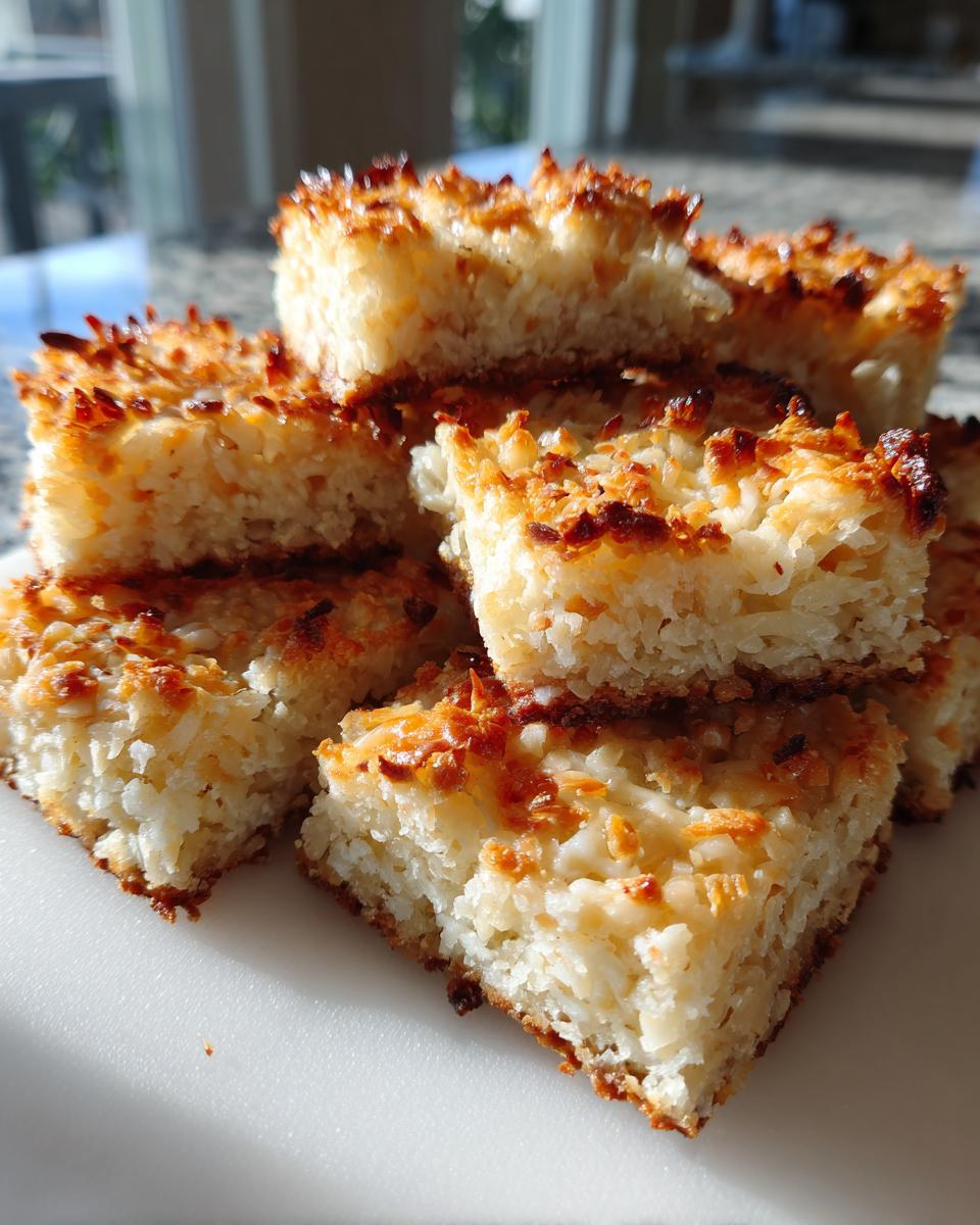 3-Ingredient Coconut Bars - detail 2
