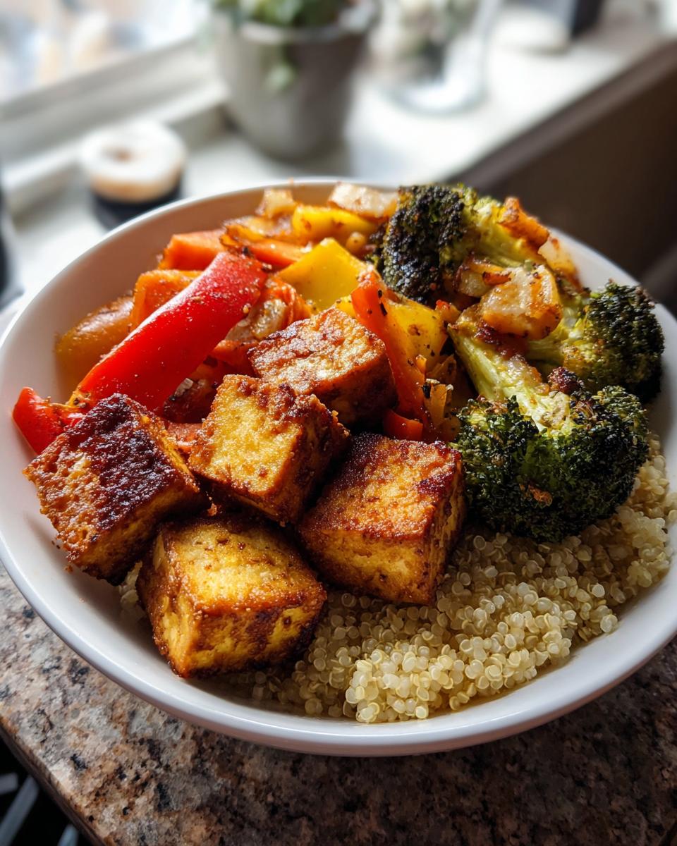 Baked Tofu and Veggie Bowls - detail 2