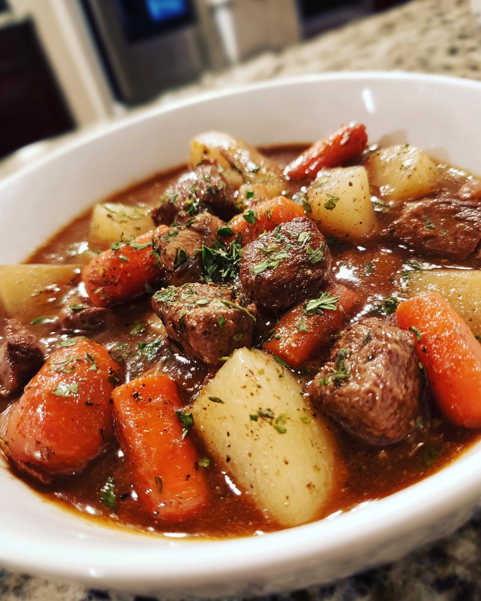 Beef and Vegetable Stew - detail 2