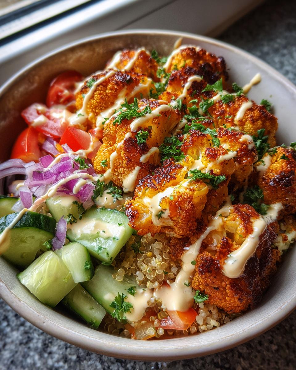 Cauliflower Shawarma Bowls - detail 2