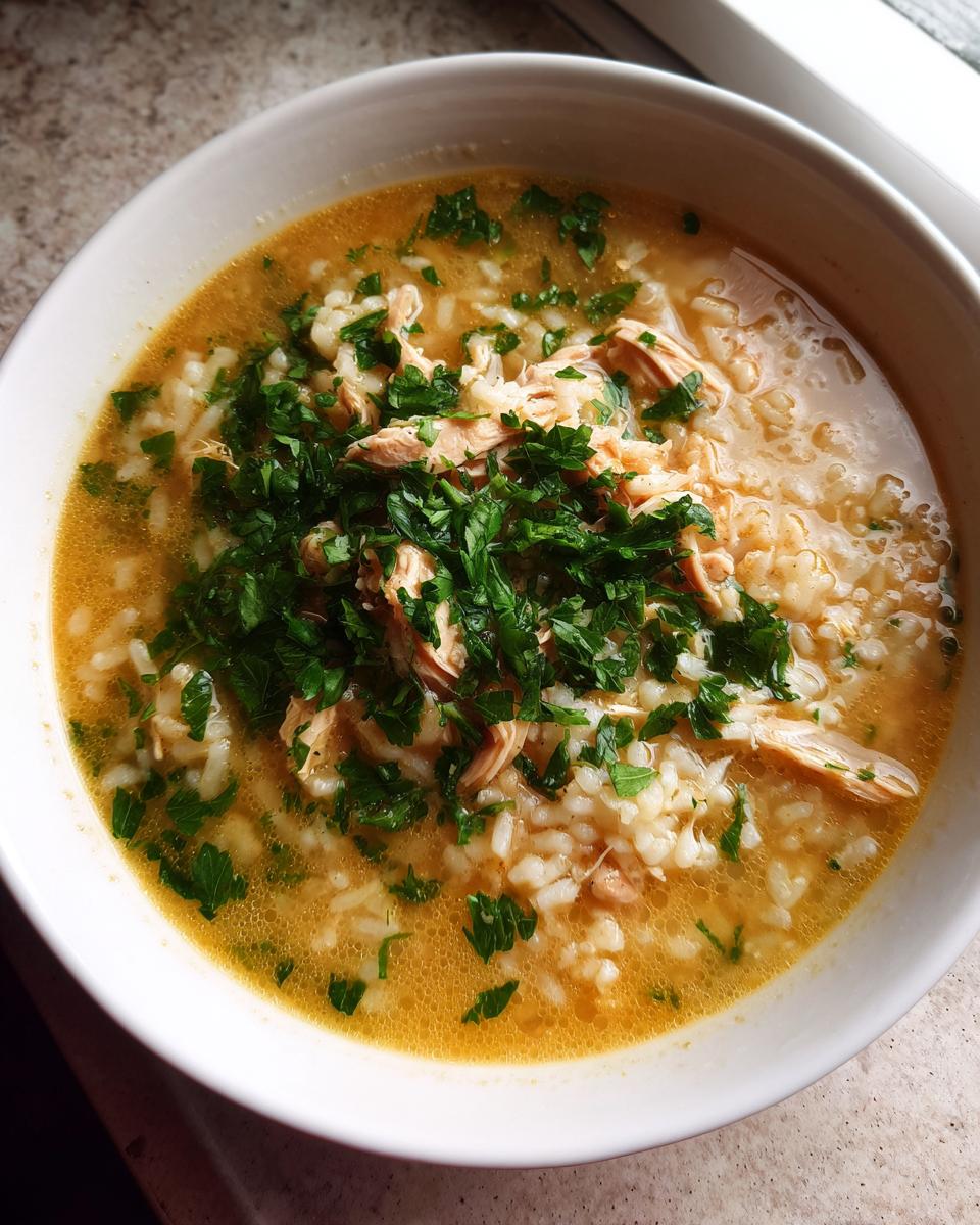 Creamy Chicken and Rice Soup - detail 2