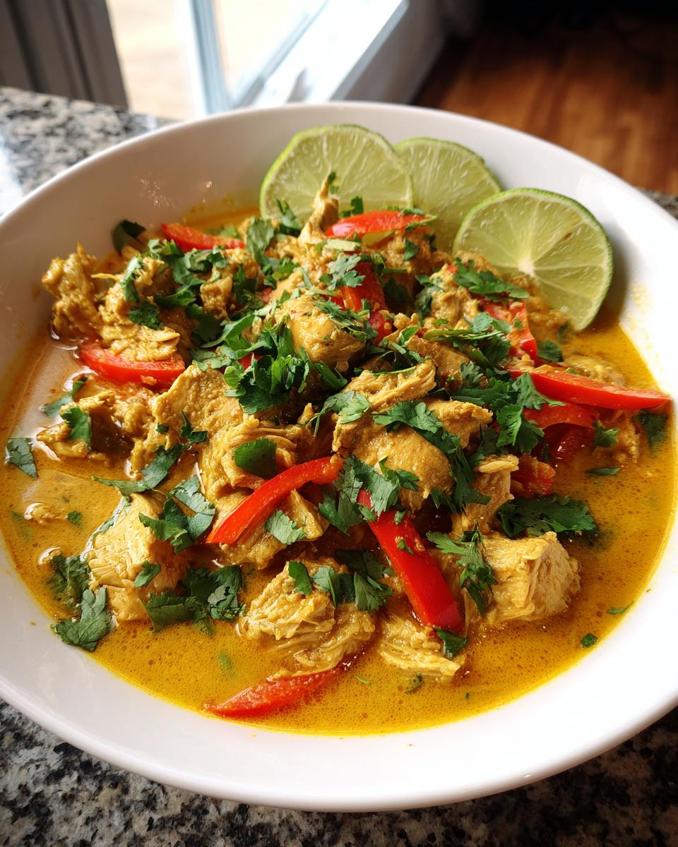 Crockpot Coconut Curry Chicken - detail 2