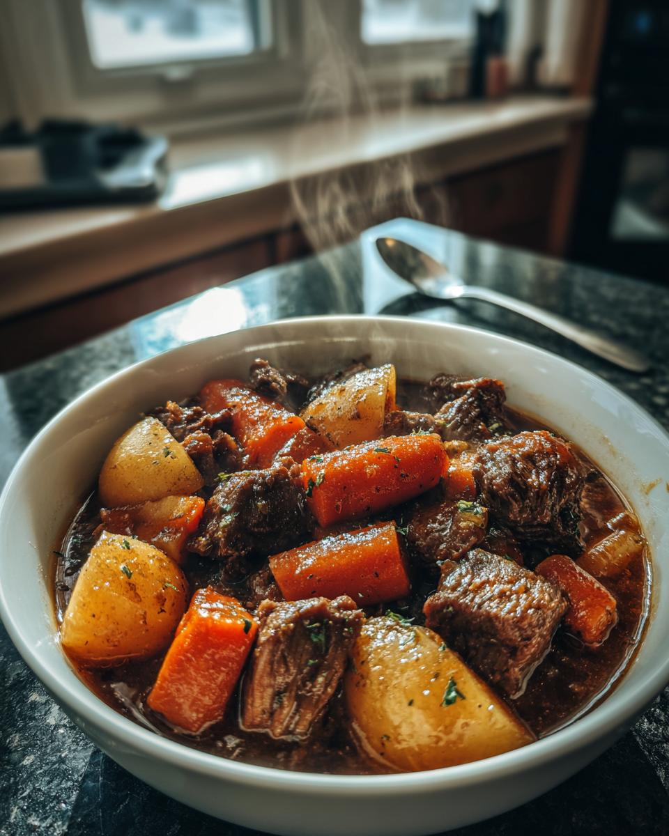 Easy Crock Pot Beef Stew Recipe - detail 2
