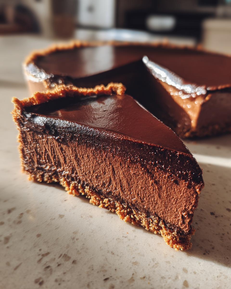 Easy Vegan Chocolate Mousse Cake - detail 2