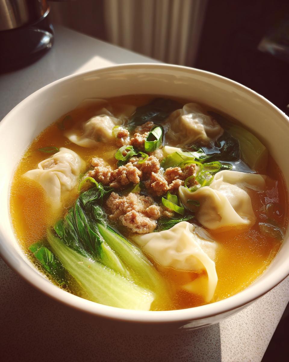Easy Wonton Soup Recipe - detail 2
