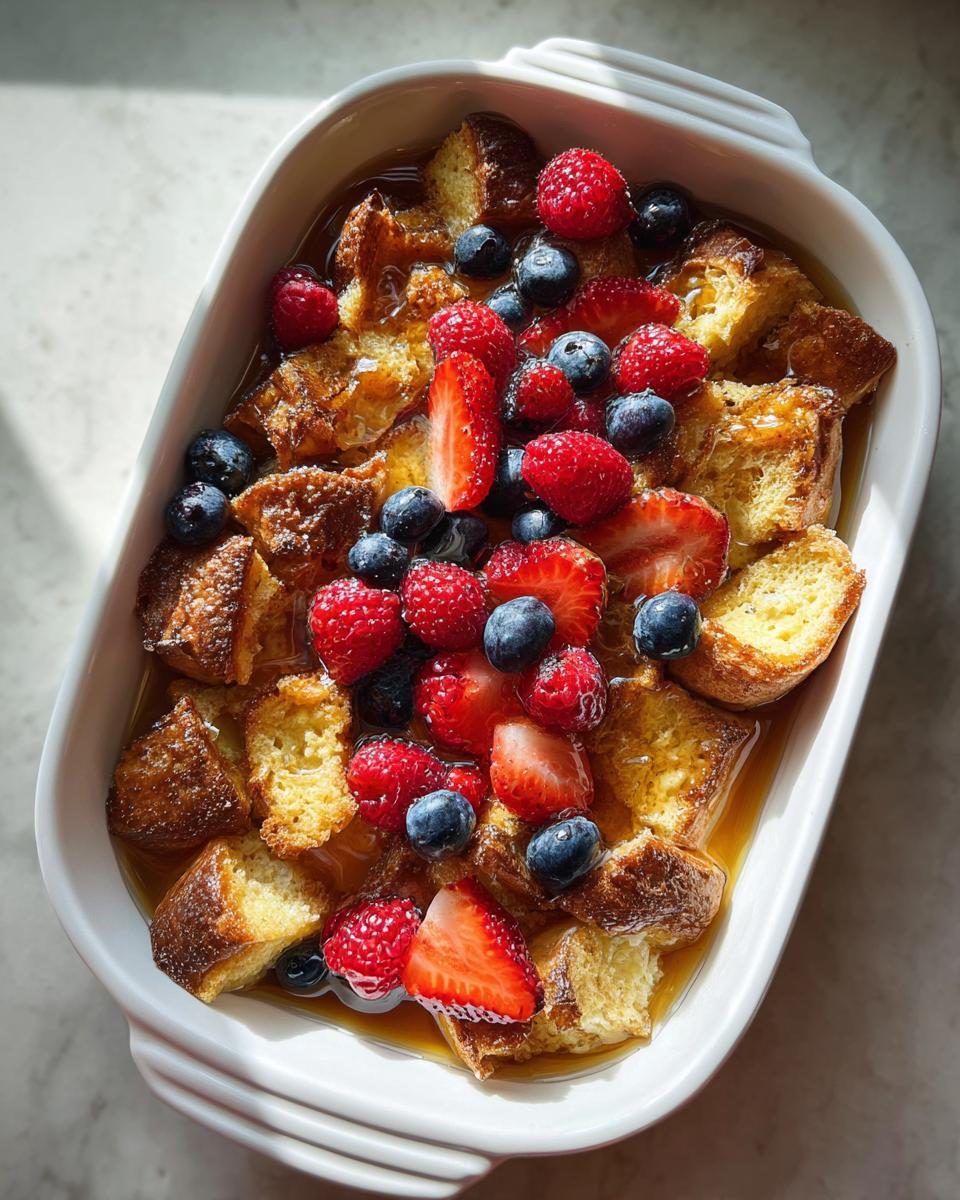 Easy vegan french toast casserole - detail 2