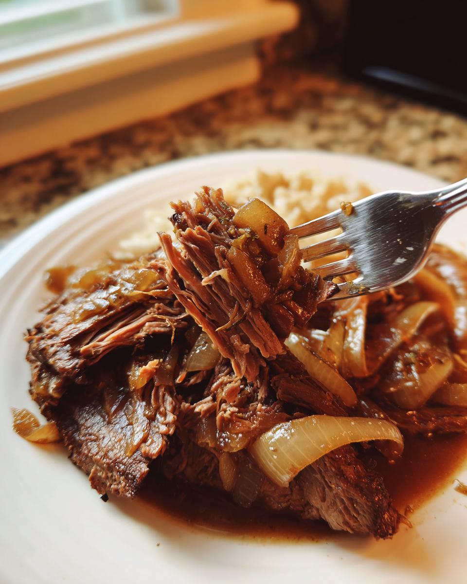 Savory Crock Pot French Onion Pot Roast - detail 2