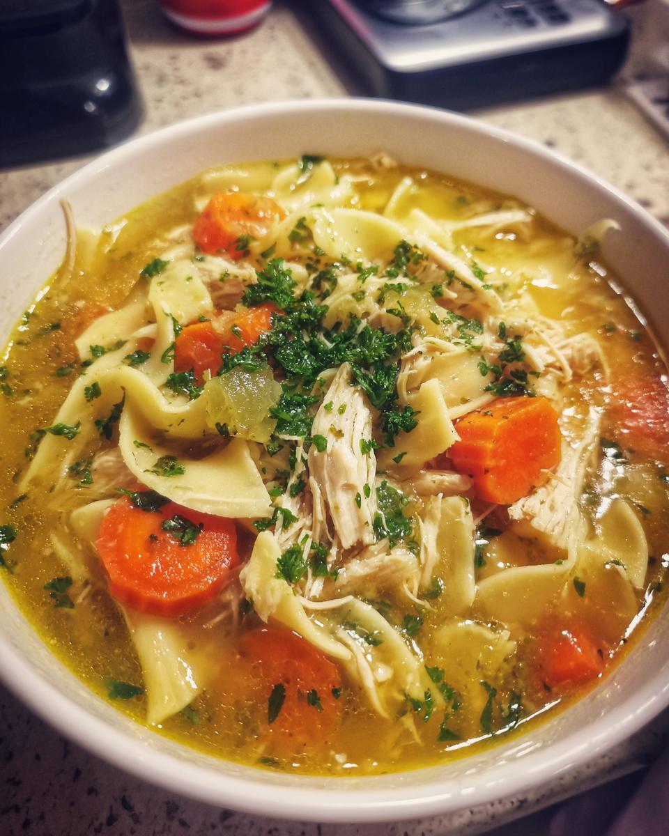 Slow Cooker Chicken Noodle Soup - detail 2