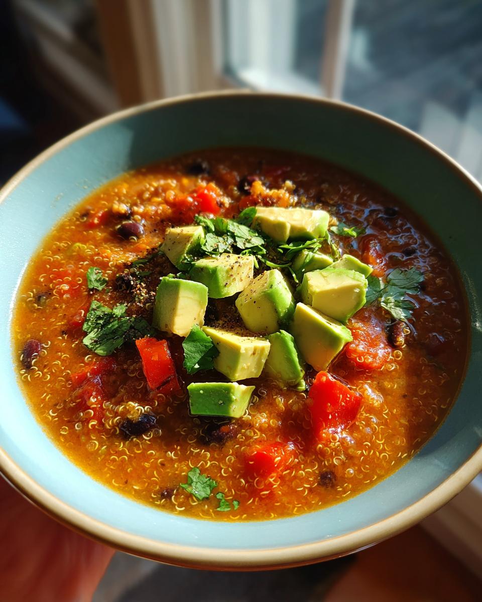Slow-Cooker Quinoa Tortilla Soup - detail 2