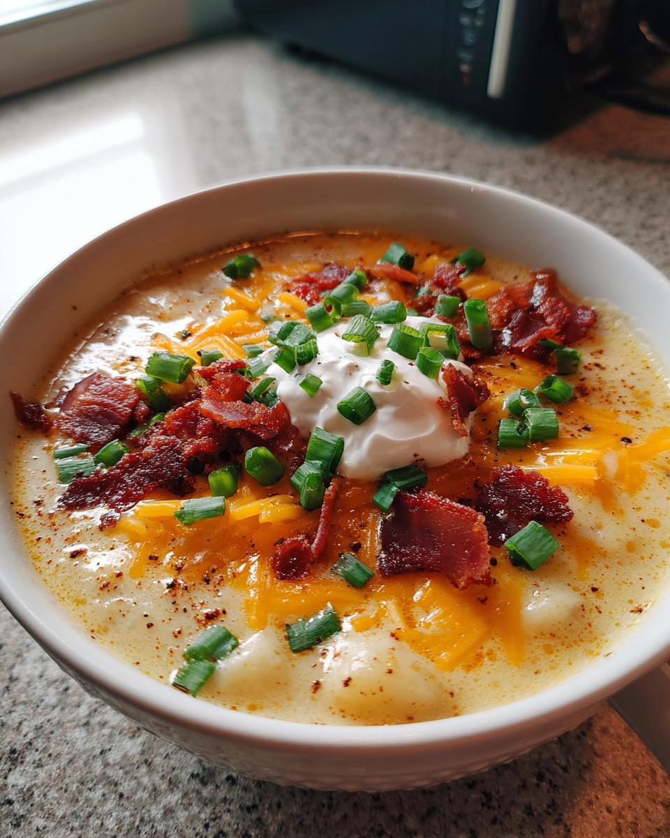 The Best Homemade Loaded Potato Soup - detail 2