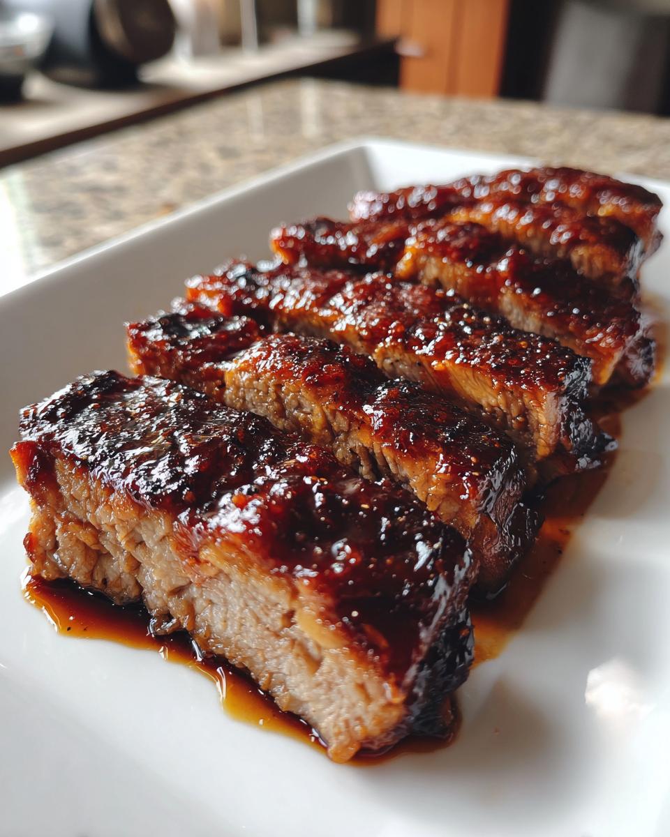 Vegan BBQ Ribs - detail 2